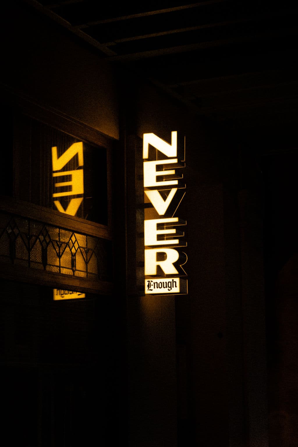 Never Enough — Fortitude Valley, Brisbane