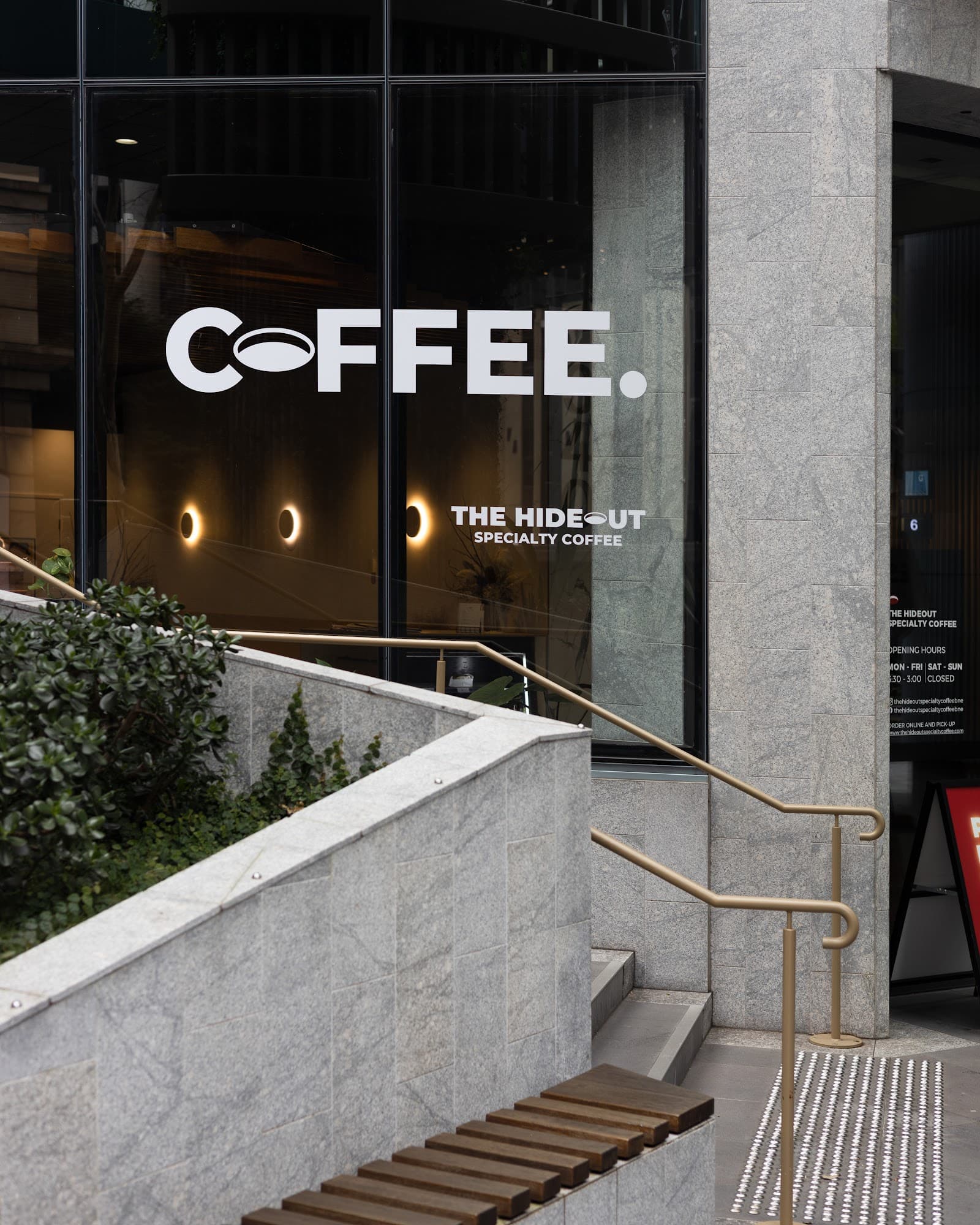 The Hideout Specialty Coffee on Adelaide — Brisbane CBD, Brisbane