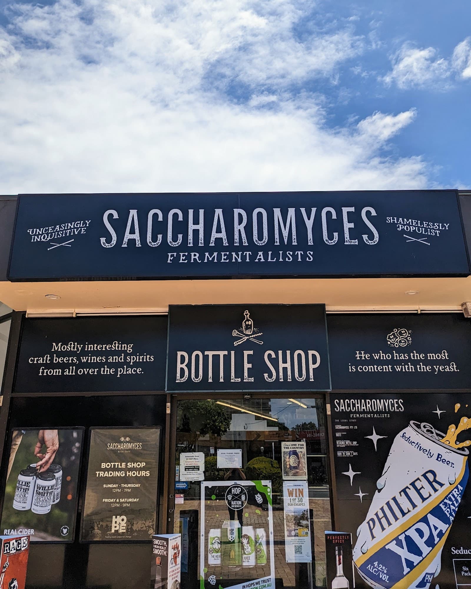 Saccharomyces Bottle Shop Taringa — Indooroopilly, Brisbane