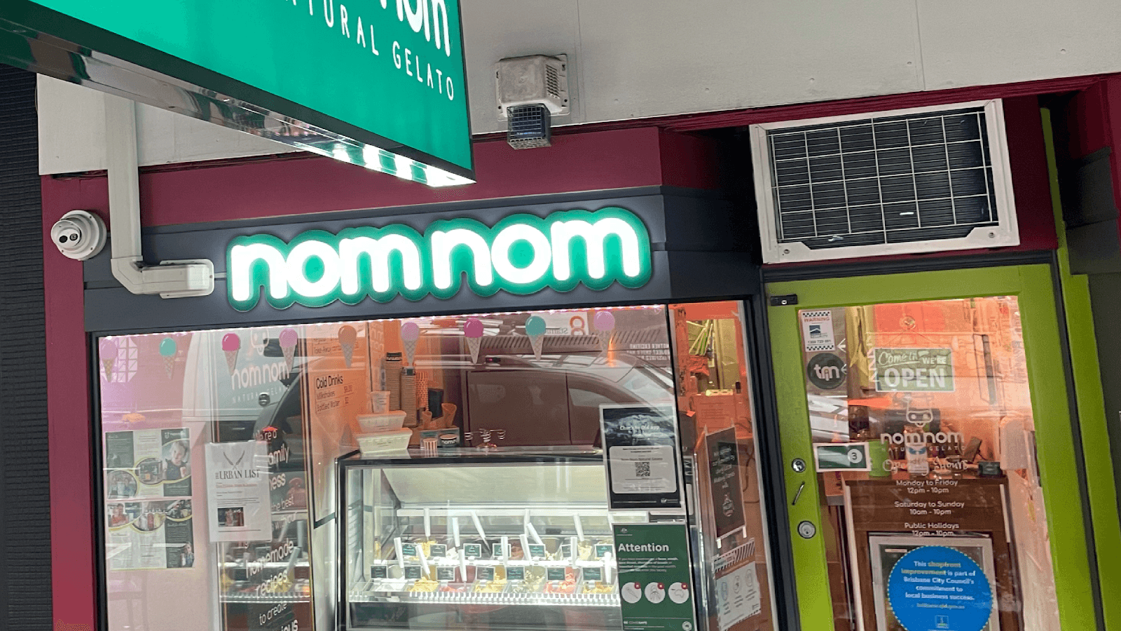 Nom Nom Natural Gelato — Bulimba, Brisbane