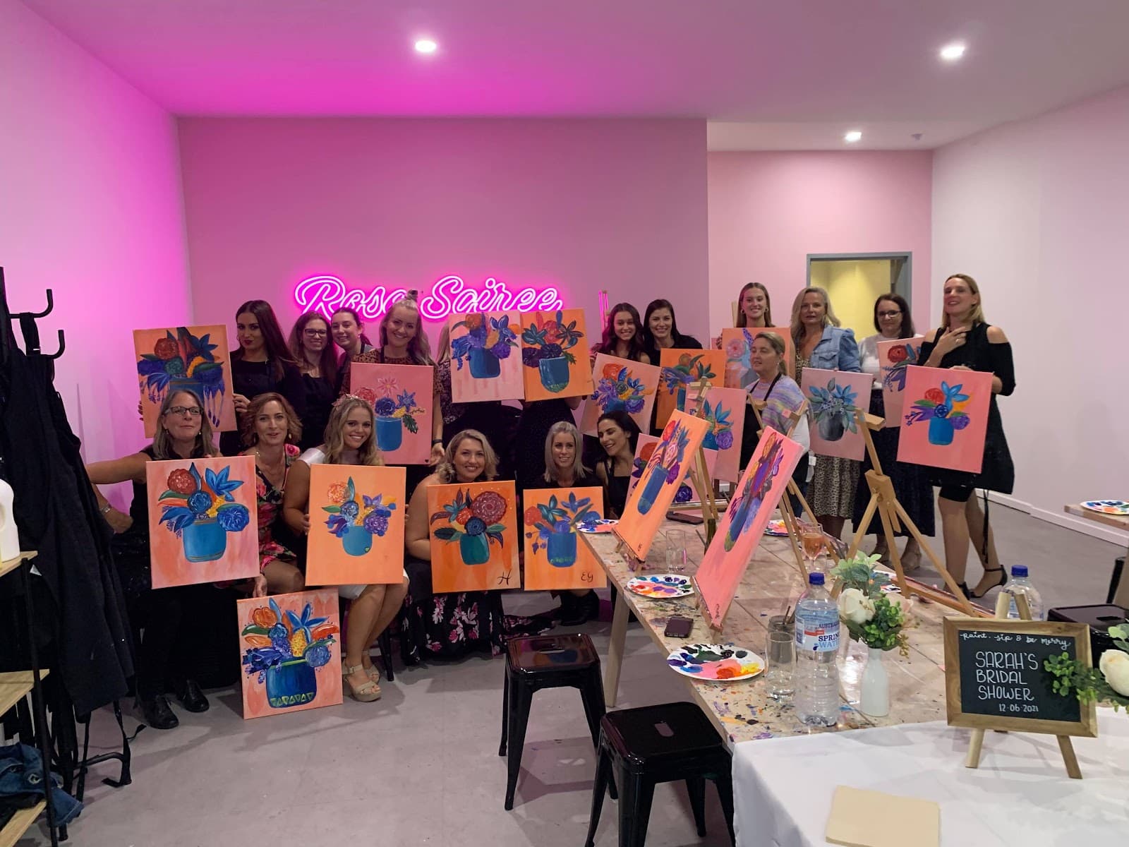 Rose Soiree Brisbane- Paint and Sip — Bulimba, Brisbane