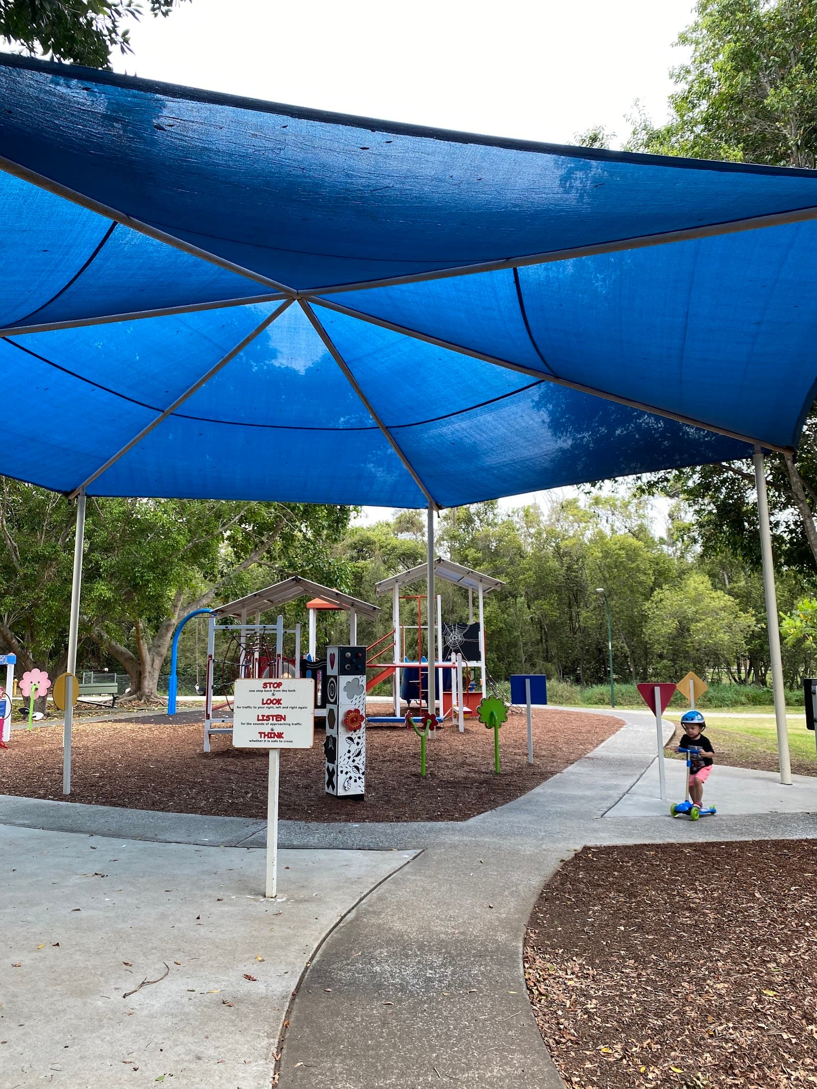 Petrol Station themed playground — Toowong, Brisbane