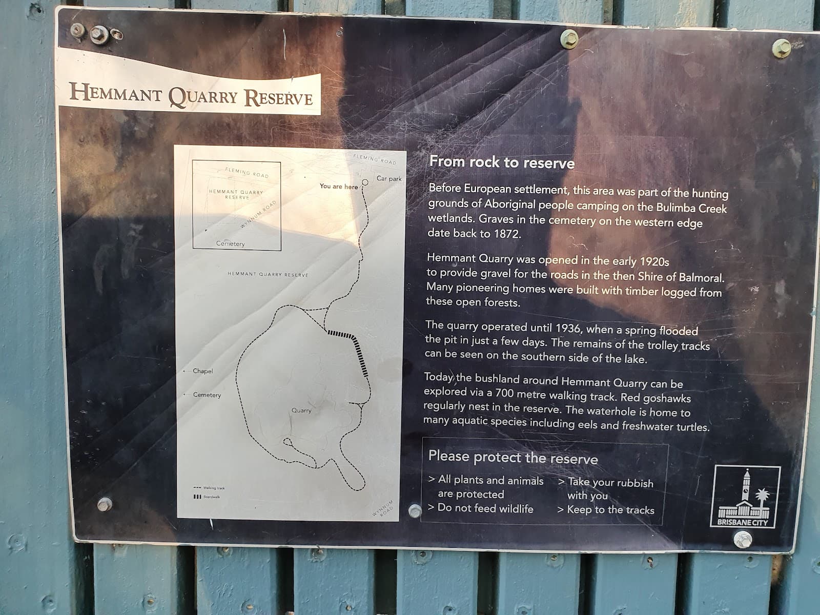 Hemmant Quarry Reserve — Wynnum, Brisbane