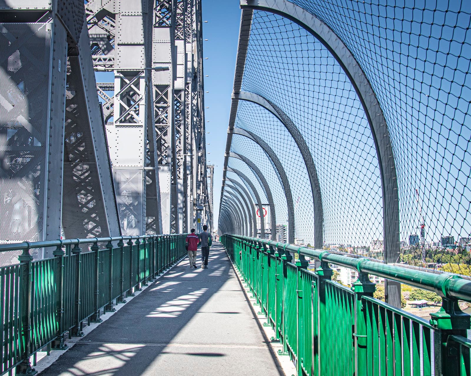 Story Bridge walking path and cycle way — Fortitude Valley, Brisbane