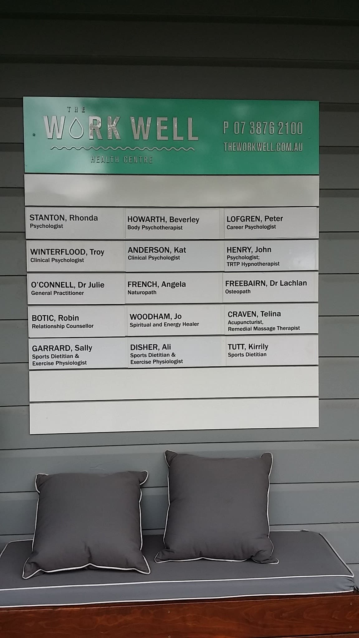 The Work Well Health Centre — Paddington, Brisbane