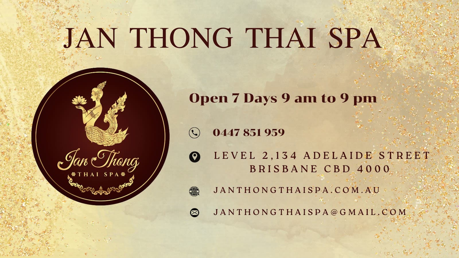 Jan Thong Thai Spa ( CBD Branch ) — Brisbane CBD, Brisbane