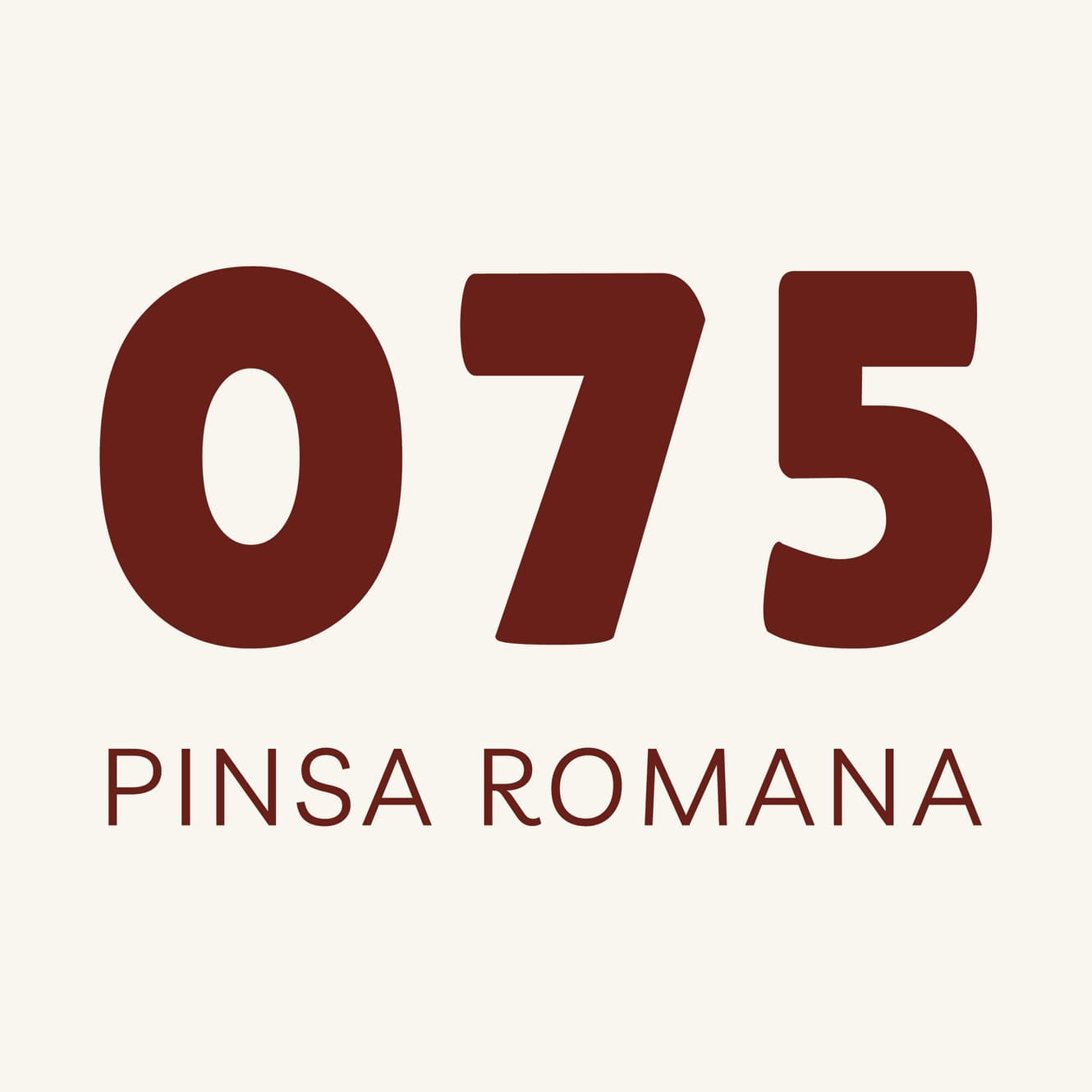 075 Pinsa Romana